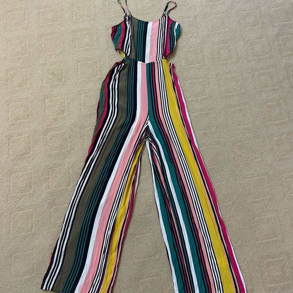 Striped Multicolor Jumpsuit